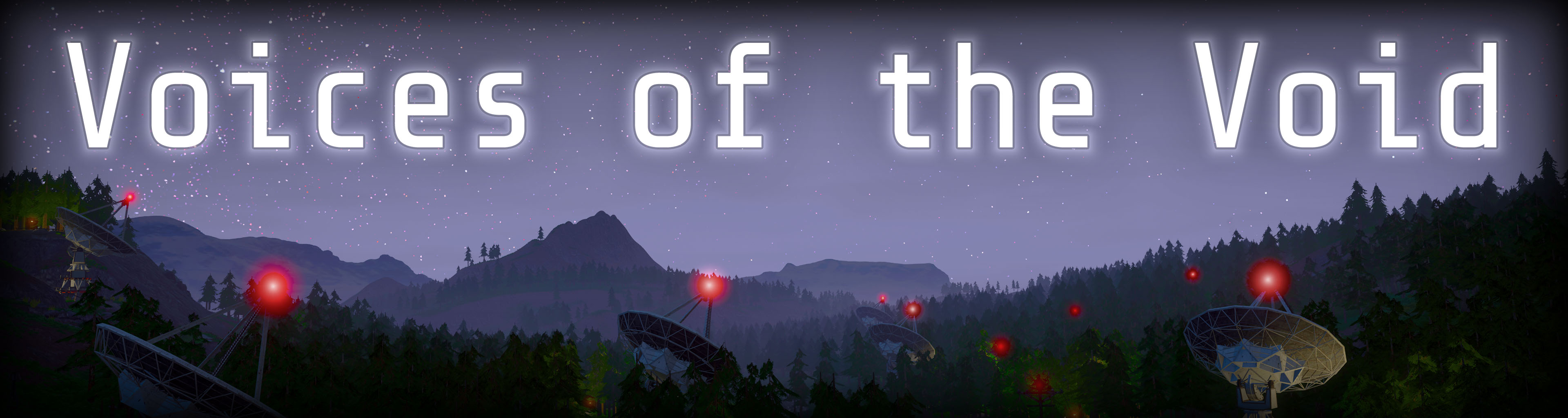 Panorama of the Dunkeltaler Forest ridge with the observatory array silhouetted against the sky
